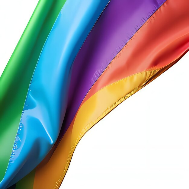 Foto bandeira do orgulho cores do arco-íris aceitação