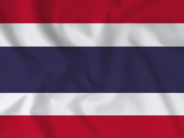 Bandeira do país da Tailândia fundo hd