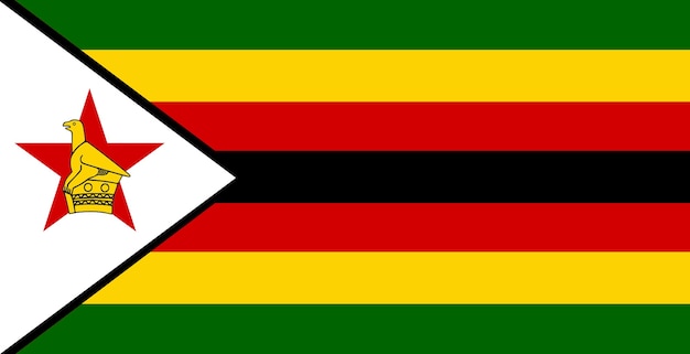 Foto bandeira do zimbabué