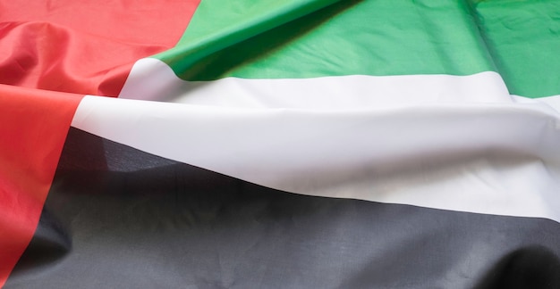 Bandeira dos emirados árabes unidos.