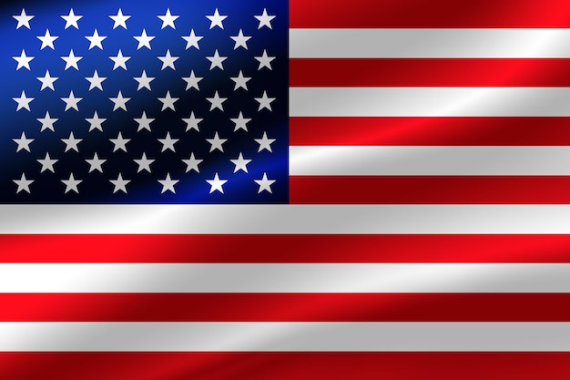 Bandeira dos Estados Unidos como pano de fundo