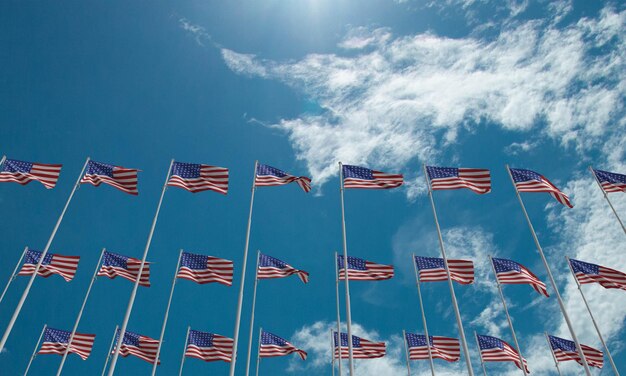 Bandeira dos Estados Unidos Estados Unidos 4 de julho Independência nacional feliz patriótico fre