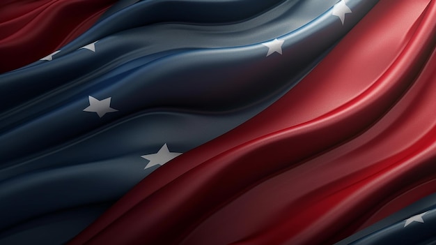 Bandeira dos EUA fundo para o dia de comemoração dos veteranos da independência e outros eventos IA generativa