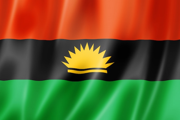 Bandeira étnica de biafra, áfrica