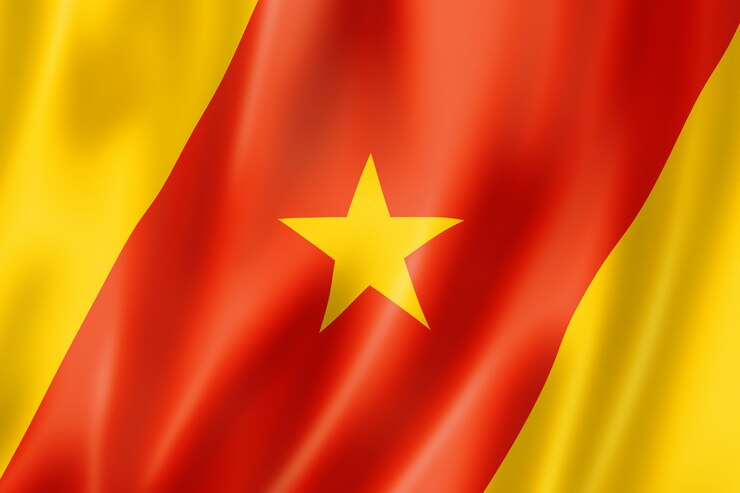 Foto bandeira étnica de pessoas amhara