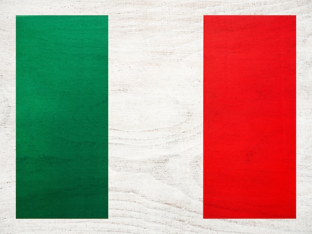 Bandeira italiana. lindo cartão de felicitações. fechar-se