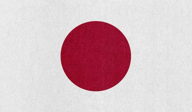 Bandeira japonesa do Japão plano de fundo texturizado