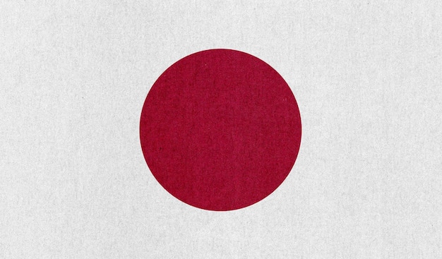 Bandeira japonesa do japão plano de fundo texturizado