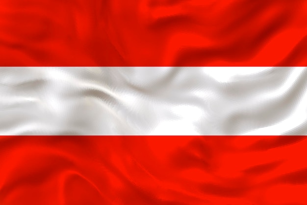 Foto bandeira nacional da áustria fundo com bandeira da áustria