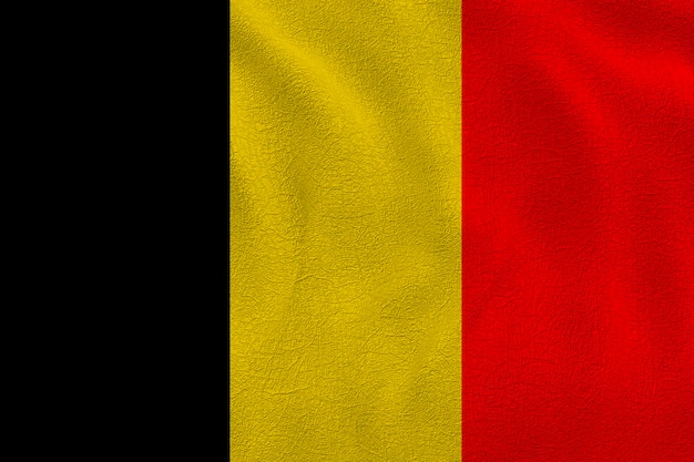 Bandeira nacional da Bélgica Fundo com bandeira da Bélgica