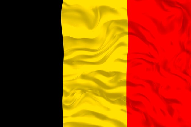 Bandeira nacional da Bélgica Fundo com bandeira da Bélgica