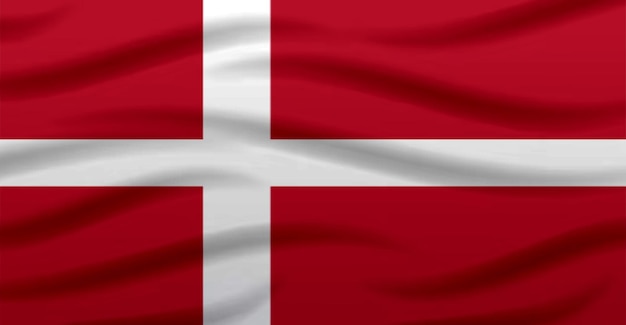 Bandeira nacional da Dinamarca Efeito de voo