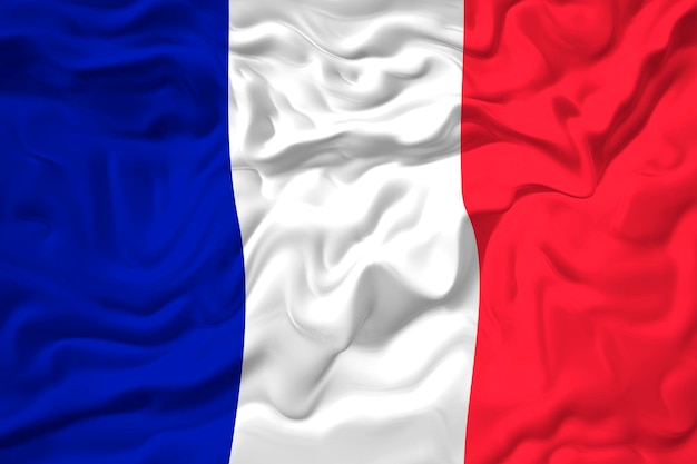 Bandeira Nacional da França Fundo para editores e designers Feriado nacional