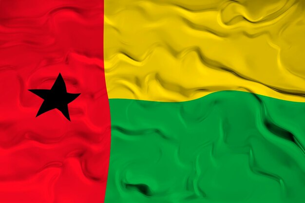 Bandeira nacional da Guiné-Bissau Fundo com a bandeira da Guiné-Bissau
