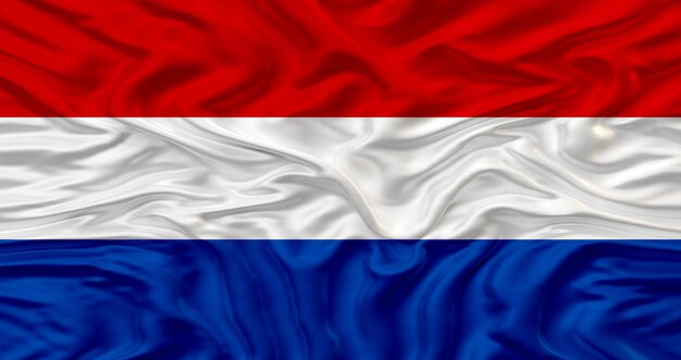 Bandeira nacional da Holanda.