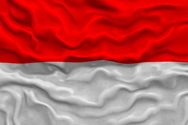 Bandeira nacional da Indonésia Fundo com bandeira da Indonésia