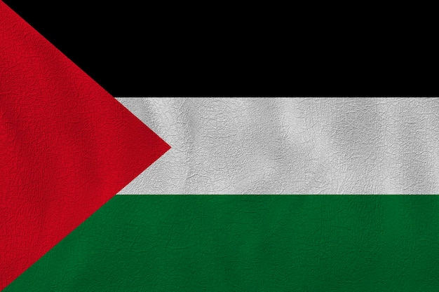 Bandeira nacional da Palestina Fundo com bandeira da Palestina