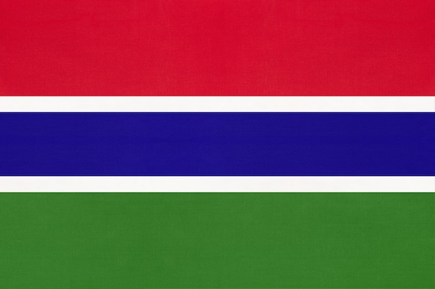 Bandeira nacional da República da Gâmbia