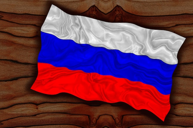 Bandeira nacional da Rússia Fundo com bandeira da Rússia