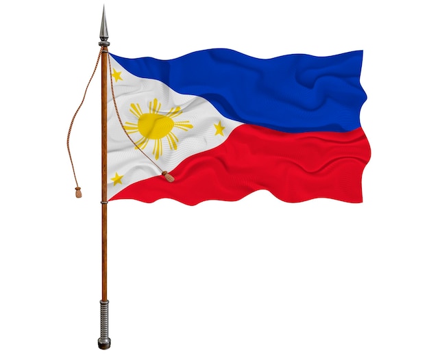 Bandeira nacional das Filipinas Fundo com bandeira das Filipinas