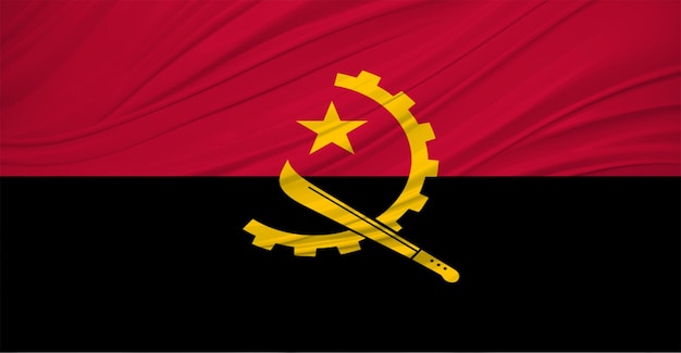 Bandeira nacional de Angola Efeito de voo