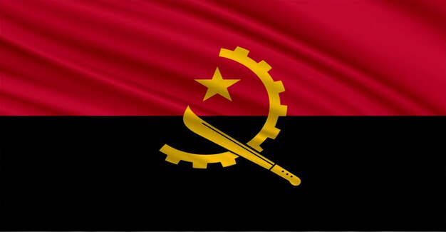 Bandeira nacional de Angola Efeito de voo