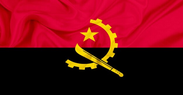 Bandeira nacional de Angola Efeito de voo