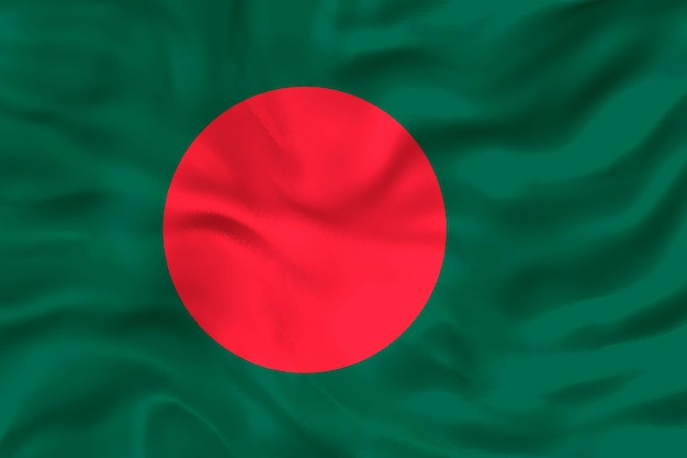 Bandeira nacional de Bangladesh Fundo com bandeira de Bangladesh