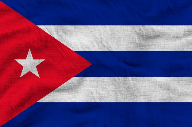 Bandeira nacional de Cuba Fundo com bandeira de Cuba