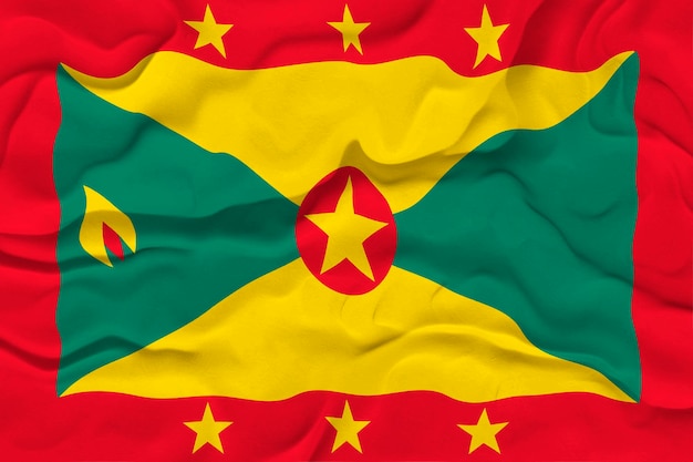 Bandeira nacional de Granada Fundo com bandeira de Granada