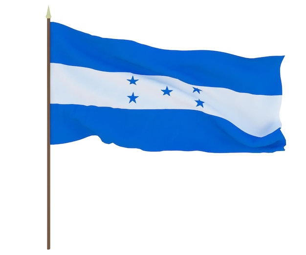 Bandeira nacional de honduras fundo para editores e designers feriado nacional