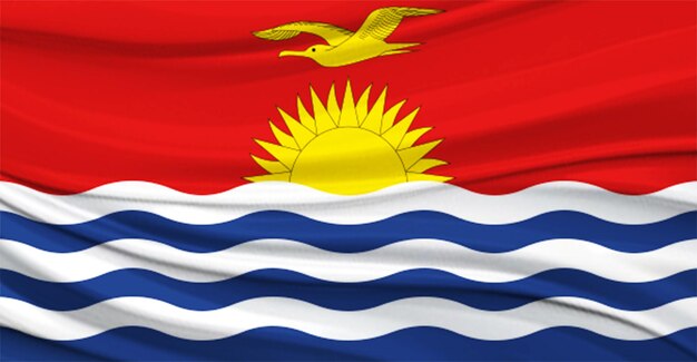 Bandeira nacional de Kiribati Efeito de voo