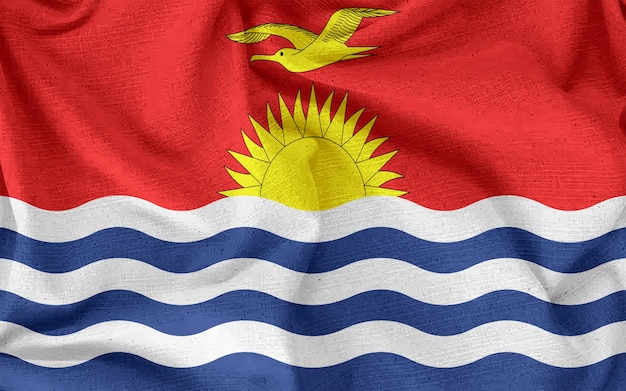 Bandeira nacional de Kiribati Efeito de voo