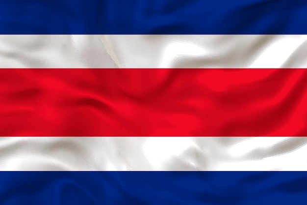 Bandeira nacional de Sostarica Fundo com bandeira de Sostarica