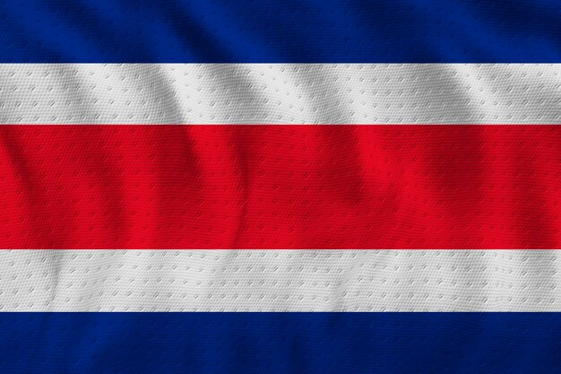 Bandeira nacional de Sostarica Fundo com bandeira de Sostarica