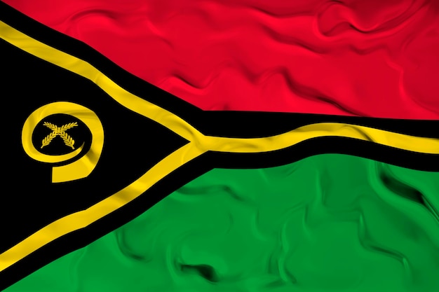 Bandeira nacional de Vanuatu Fundo com a bandeira de Vanuatu