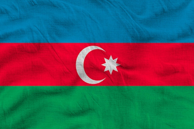 Bandeira nacional do Azerbaijão Fundo com bandeira do Azerbaijão