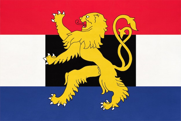 Bandeira nacional do Benelux, Holanda. País do Luxemburgo e Bélgica