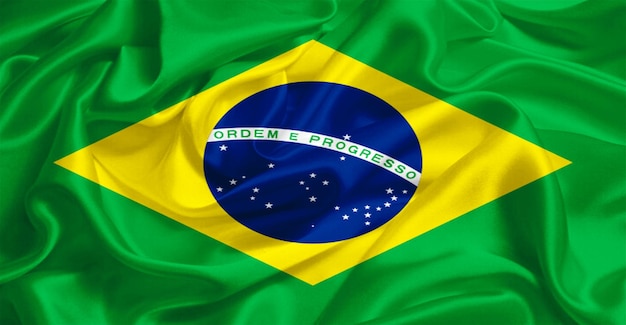 Bandeira nacional do Brasil Efeito de voo