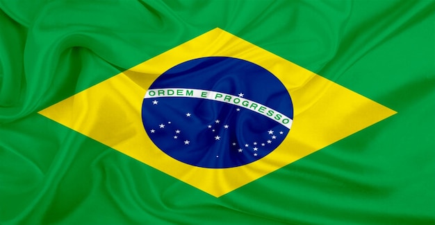 Bandeira nacional do Brasil Efeito de voo