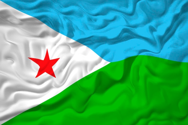 Foto bandeira nacional do djibuti antecedentes com bandeira do djibuti