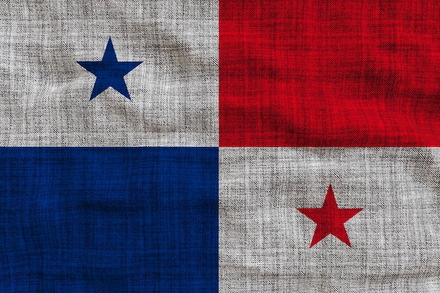 Bandeira nacional do Panamá Fundo com bandeira do Panamá