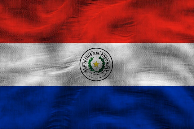 Bandeira nacional do Paraguai Fundo com bandeira do Paraguai