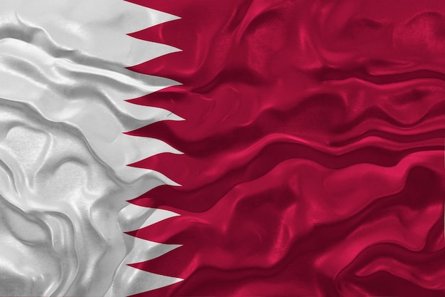 Bandeira nacional do Qatar Fundo com bandeira do Qatar