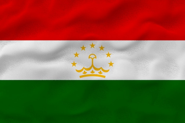 Bandeira nacional do Tajiquistão Fundo com bandeira do Tajiquistão