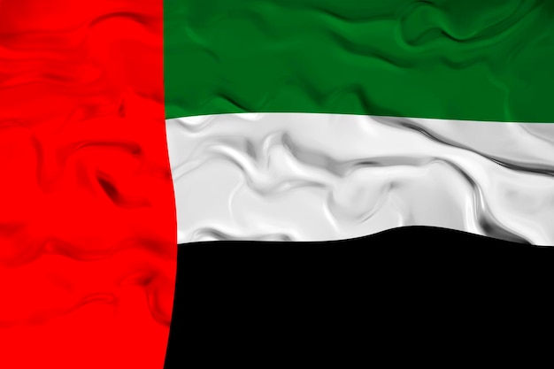Bandeira nacional dos Emirados Árabes Unidos Fundo para editores e designers Feriado nacional