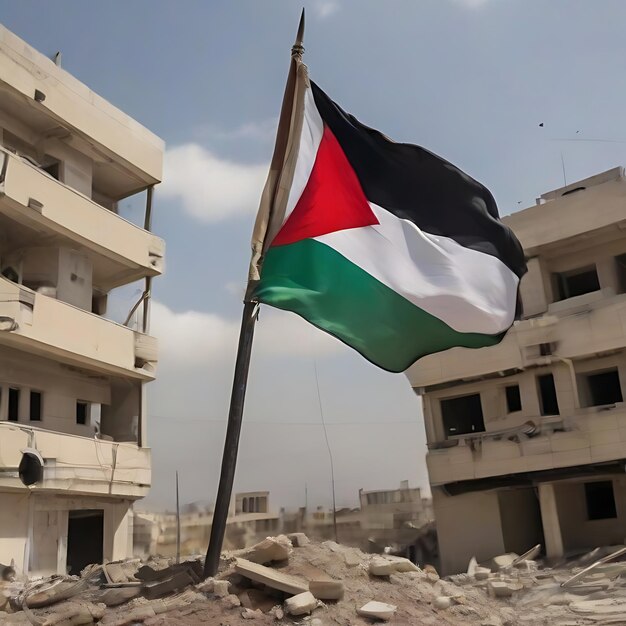 Foto bandeira palestina ai