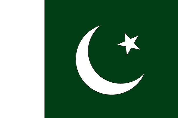 Foto bandeira paquistanesa