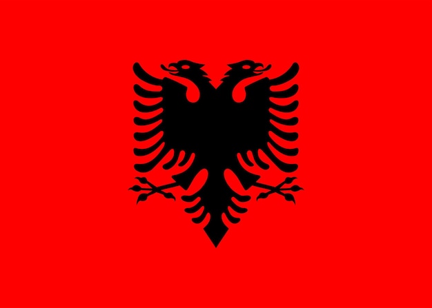 Foto bandera de albania bandera nación