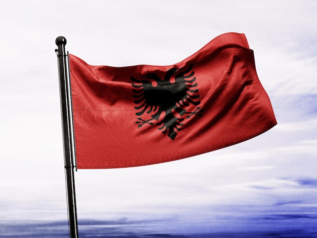 bandera de albanie